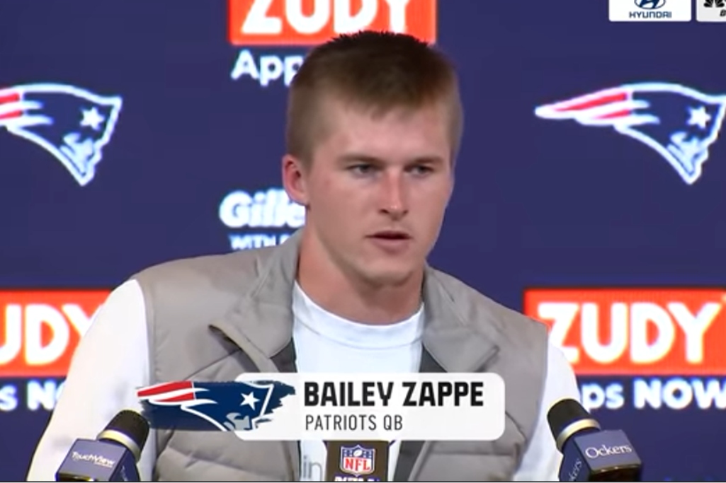 Why Patriots released Bailey Zappe, and what comes next at QB – NBC Sports  Boston